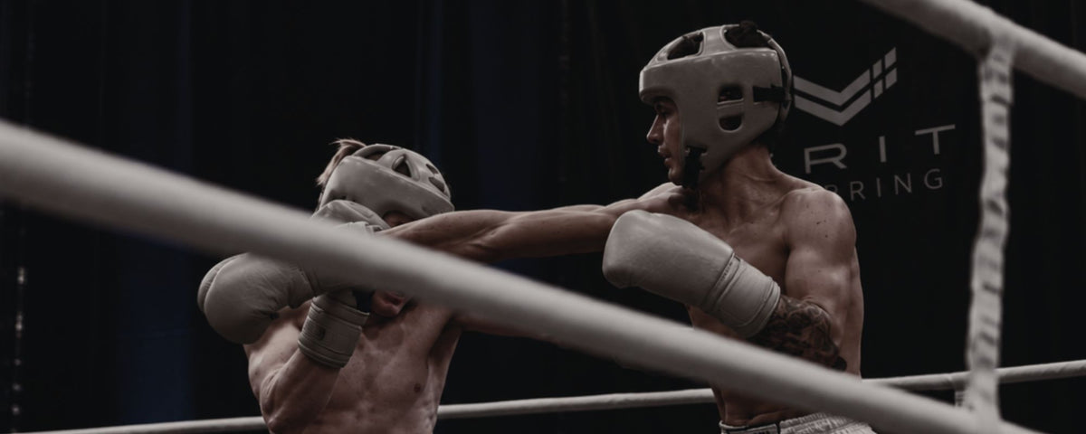 Fighters sparring at a GRIT Sparring Club session