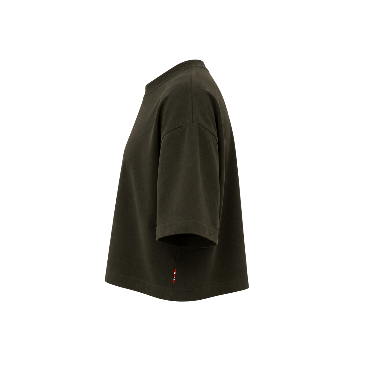 Core Crop Tee - Combat Green