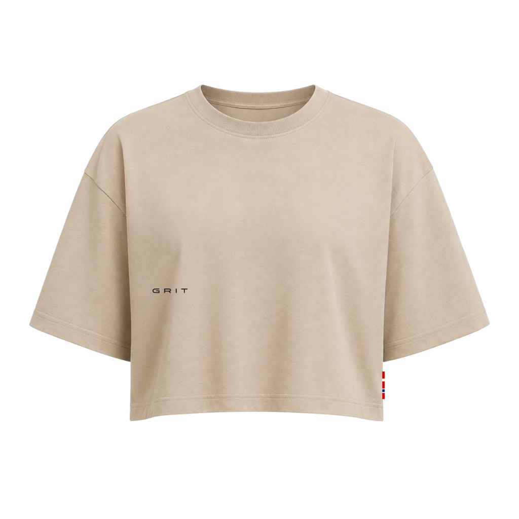 Core Crop Tee - Desert