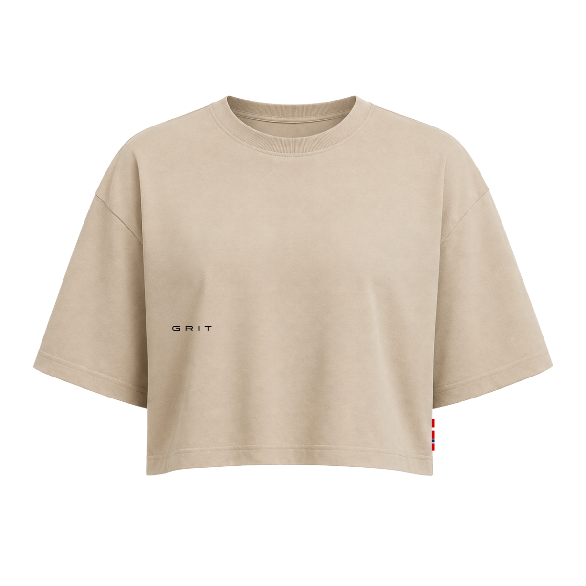 Core Crop Tee - Desert