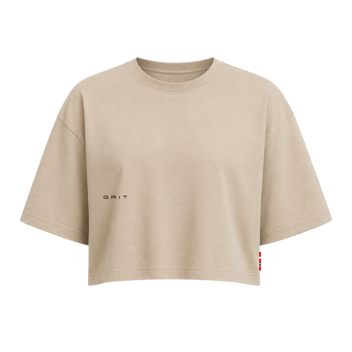 Core Crop Tee - Desert