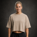 Core Crop Tee - Desert