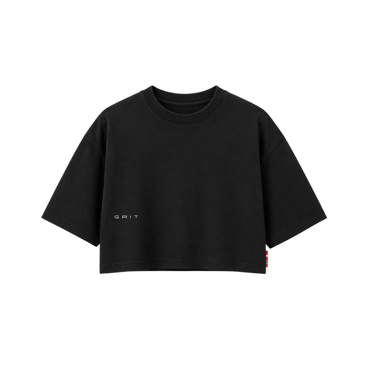 Core Crop Tee - Blackout